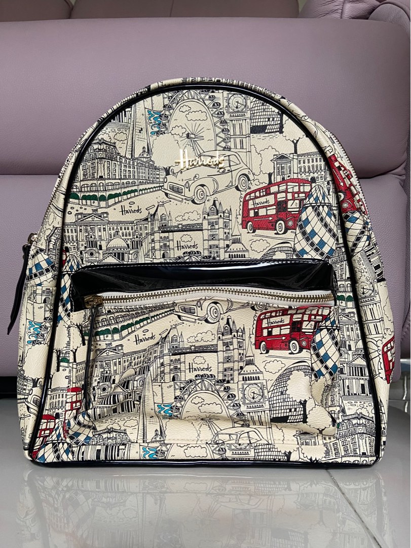 Harrods Backpack, Women's Fashion, Bags & Wallets, Backpacks on Carousell