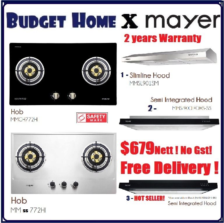 Hood and Hob Mayer kitchen Package, TV & Home Appliances, Kitchen