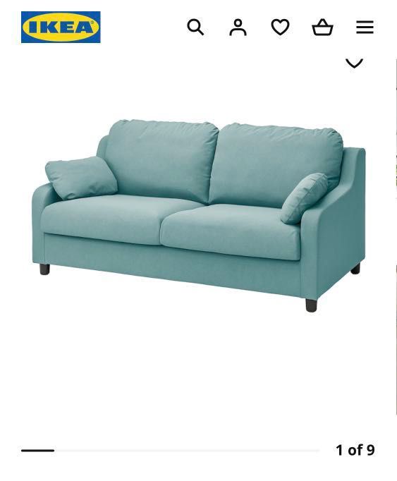 IKEA 3 seater sofa VINLIDEN, Furniture & Home Living, Furniture, Sofas