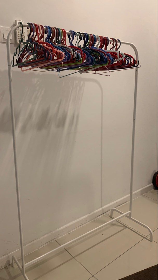 IKEA clothes rack, Furniture & Home Living, Furniture, Shelves