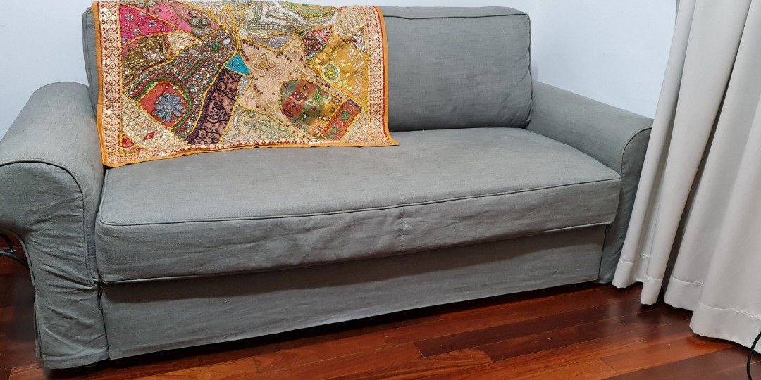 Ikea EKTORP sofa bed, Furniture & Home Living, Furniture, Bed Frames