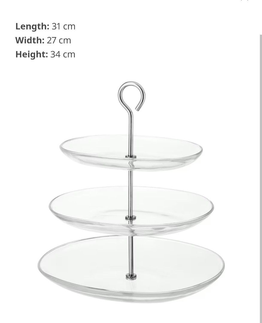 Ikea glass trays, TV & Home Appliances, Kitchen Appliances, Other