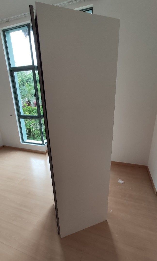 IKEA mirror wardrobe, Furniture & Home Living, Furniture, Shelves