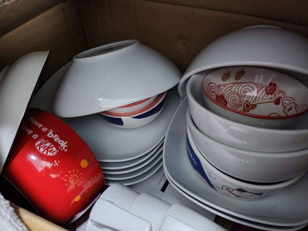 IKEA Plates, Bowls and Mugs, Furniture & Home Living, Kitchenware