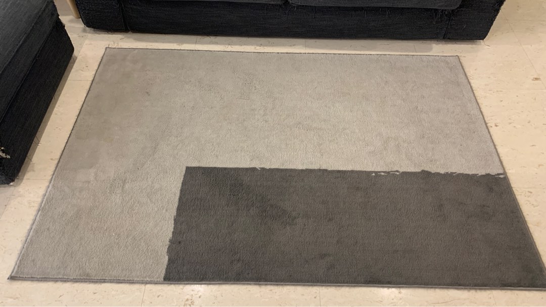 IKEA Stillebak Rug Grey Mat, Furniture & Home Living, Home Decor