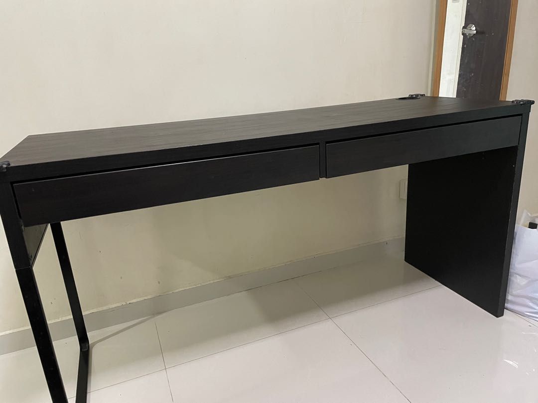 Ikea table with drawers, Furniture & Home Living, Furniture, Tables