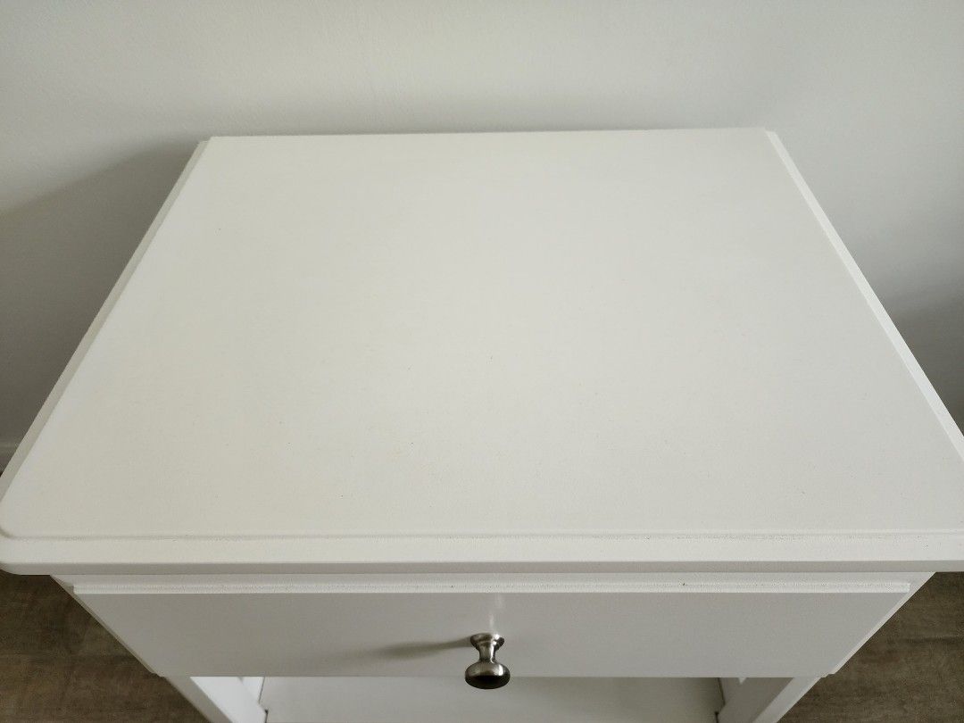 IKEA TYSSEDAL Bedside table in white, Furniture & Home Living