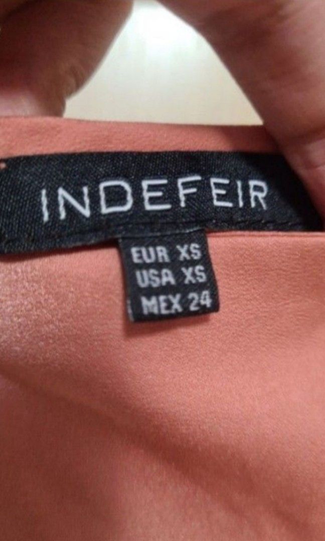 Indefeir Pink Satin Dress, Women's Fashion, Dresses & Sets, Dresses on ...
