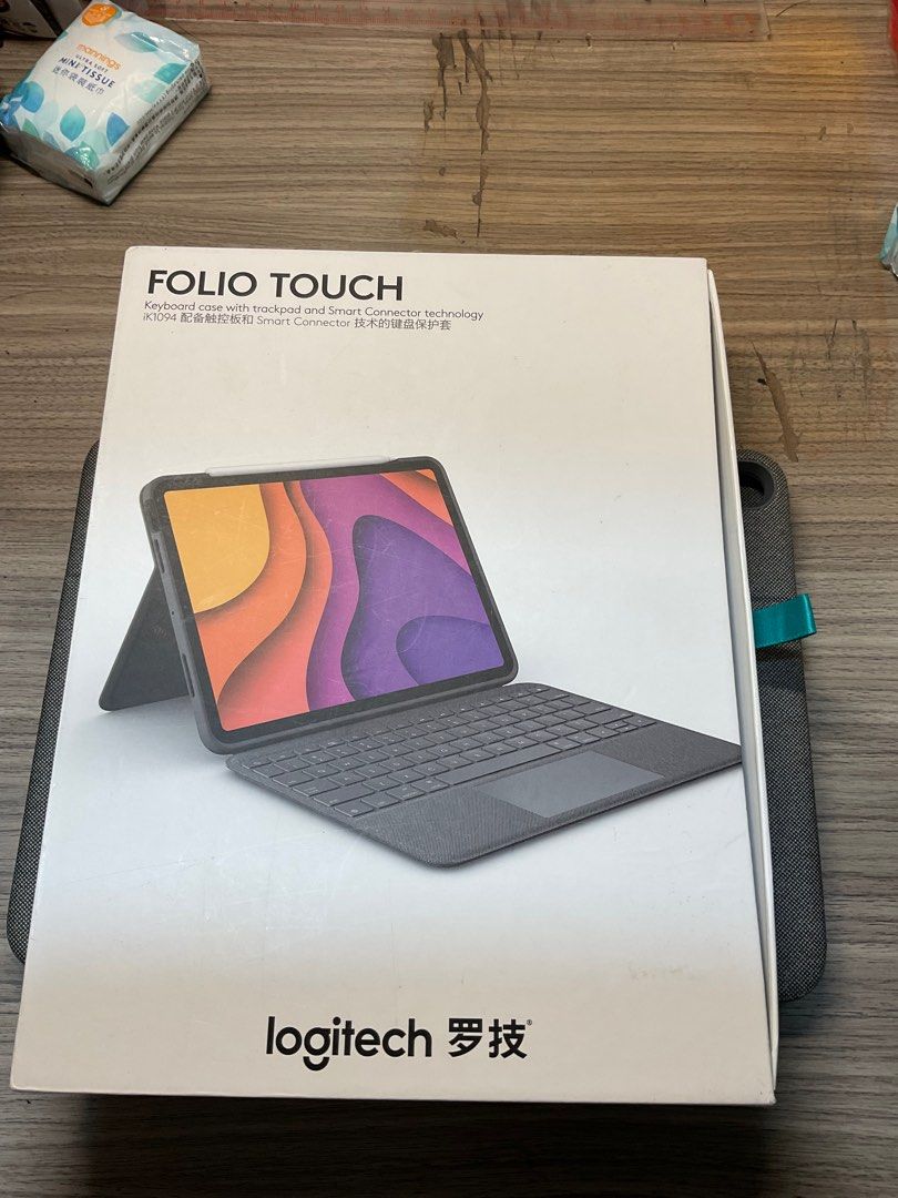 iPad Air 4 Air 5 keyboard Logitech Folio touch, 手提電話, 平板電腦