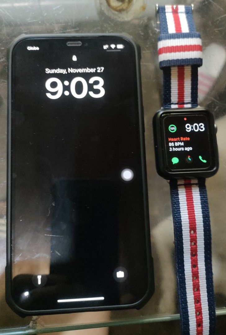 Iphone 12 Pro Max 128gb (Category: iPhone 12 Series) located in Quezon City. Submitted by bernieom (Listing ID 1199431916, Image 1). Description: iphone 12 Pro Max 128gb HK variant Dual Physical Sim Open Line Bundle with Apple watch series 2 42mm Meet up week end only.