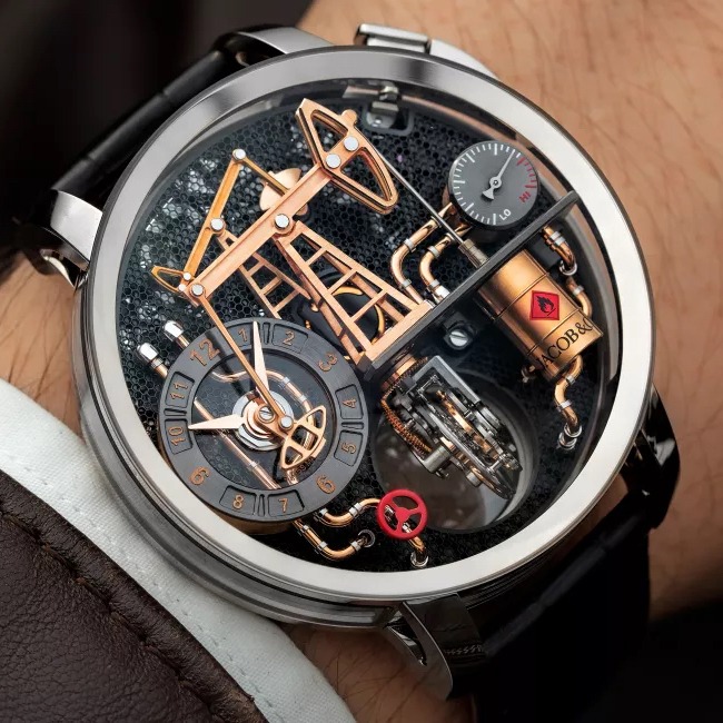 Jacob and company hot sale oil pump watch