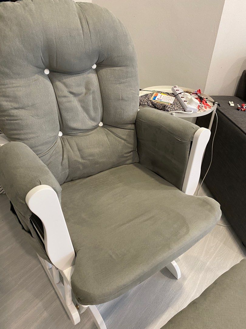 Juniors glider chair with ottoman hot sale