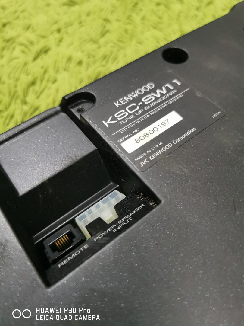Kenwood subwoofer, Auto Accessories on Carousell