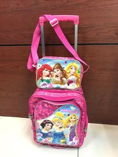 Kids Disney Princess Trolley Bag