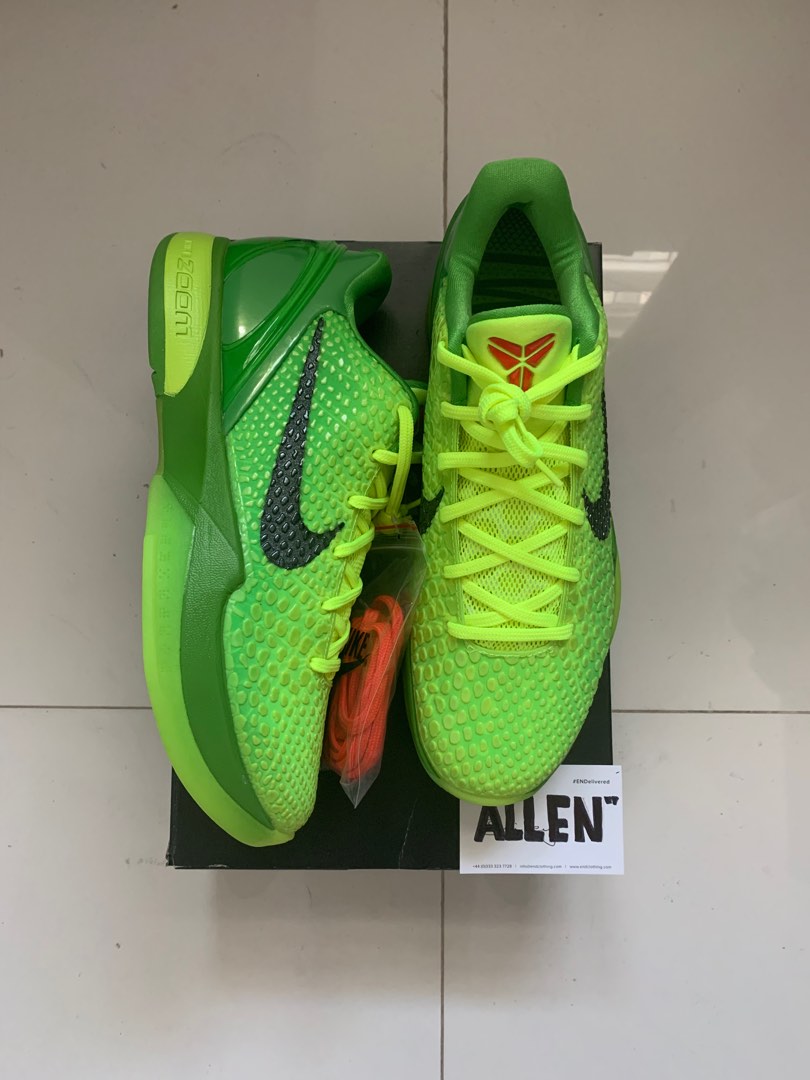 stock x kobe 6 grinch