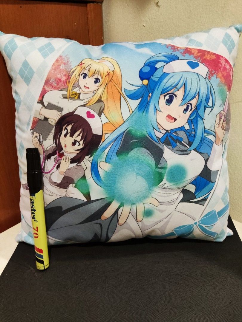 Konosuba Pillow Aqua Darkness Megumin Hobbies Toys