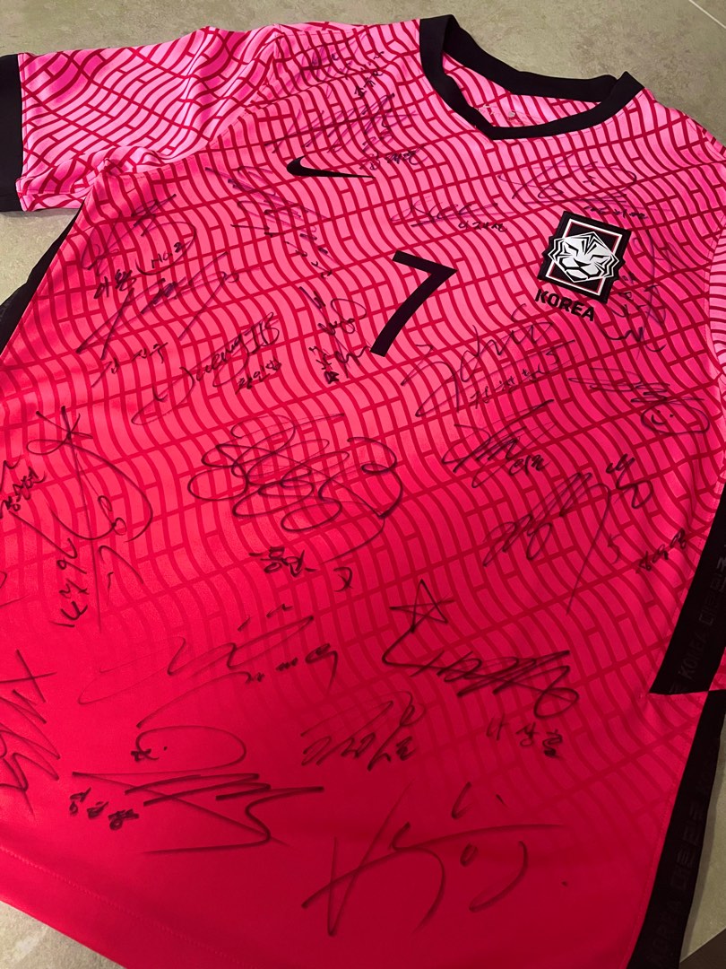 Korea national team signed jersey, Sports Equipment, Other Sports
