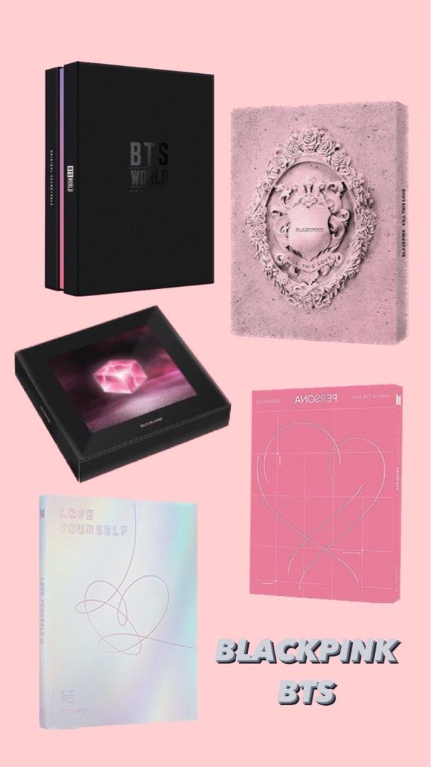 5 Kpop Album (blackpink+bts), Hobbies & Toys, Collectibles