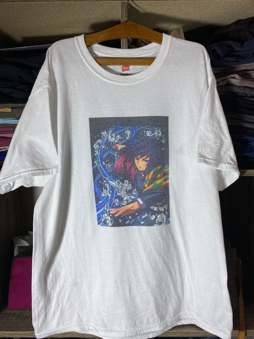 T-shirt Demon Slayer - Personnages Tanjiro, Tomioka, Muzan, Etc. - Taille S à 5XL - Neuf Avec étiquette