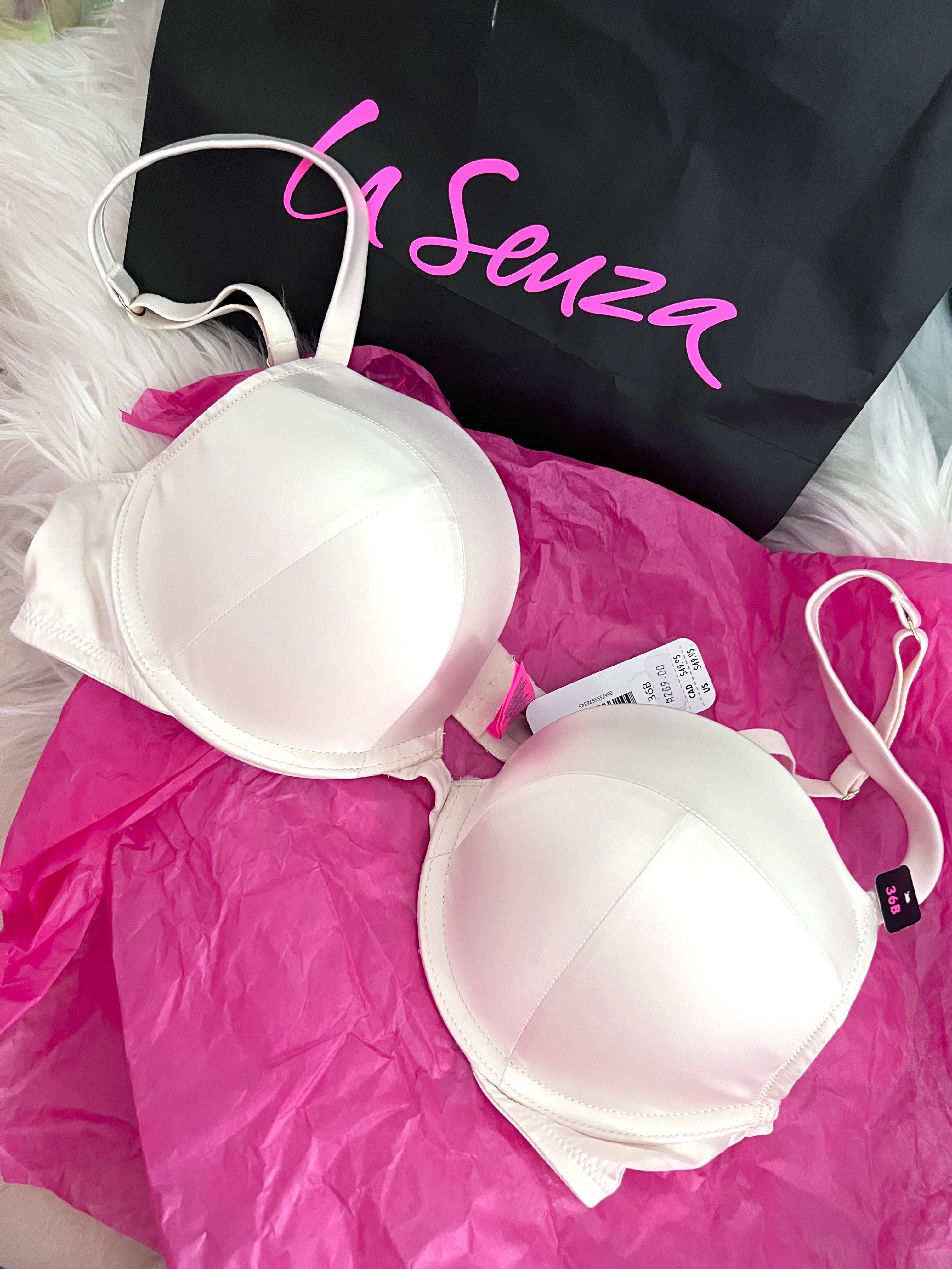 Lasenza satin beyond sexy push up bra white, Women's Fashion, New  Undergarments & Loungewear on Carousell