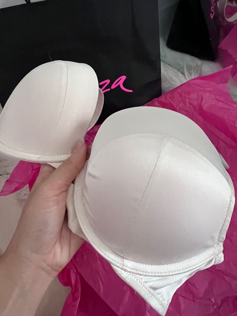 Lasenza satin beyond sexy push up bra white, Women's Fashion, New  Undergarments & Loungewear on Carousell
