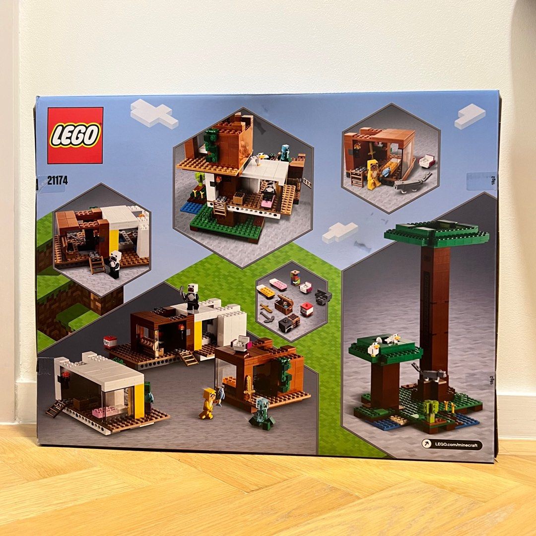 Lego Minecraft 21174 The Modern Treehouse, Hobbies Toys, Toys
