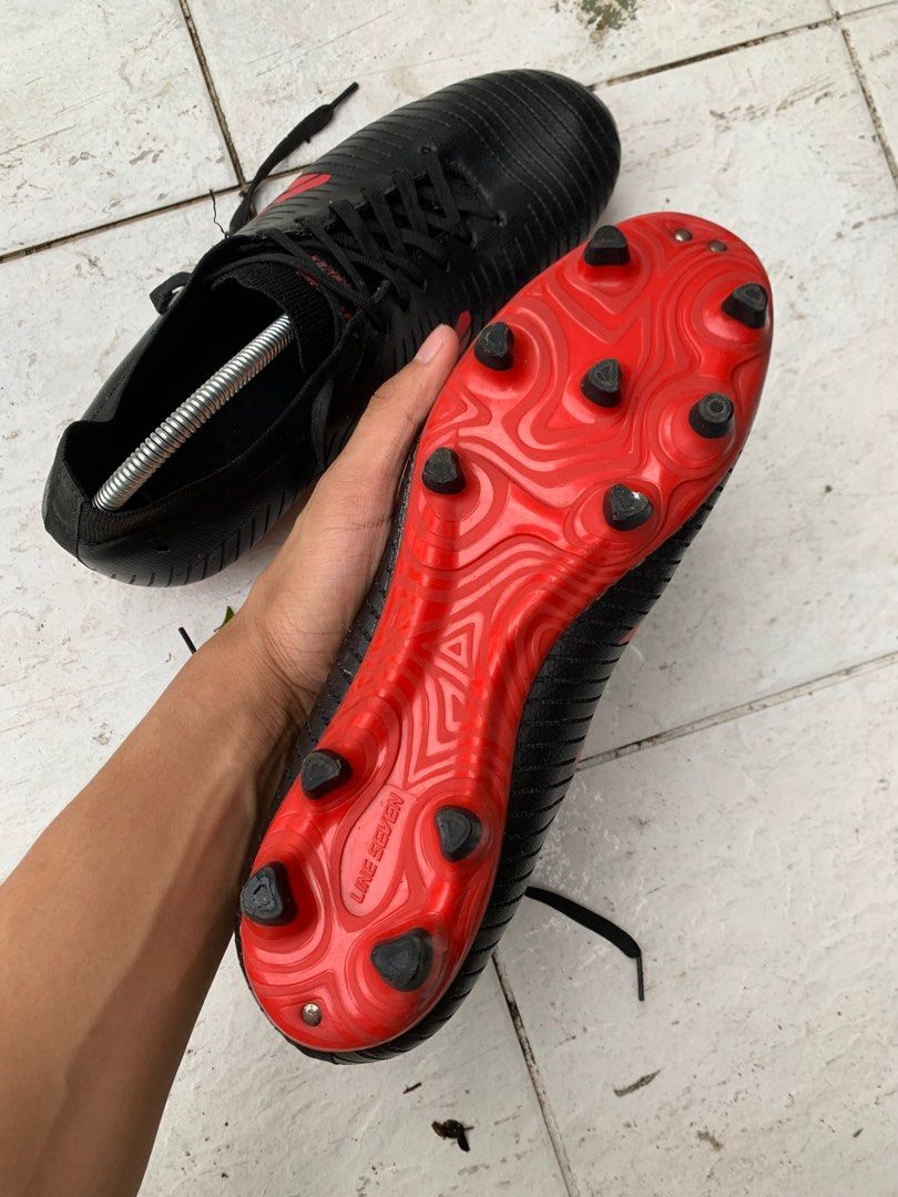 Line 7 Footbal Boots UK 9 Men s Fashion Footwear Boots on Carousell