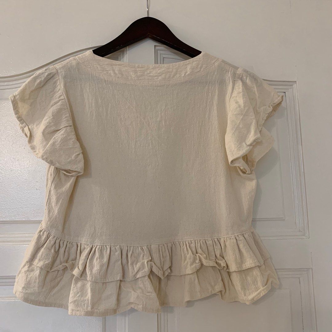 frill ruffle top