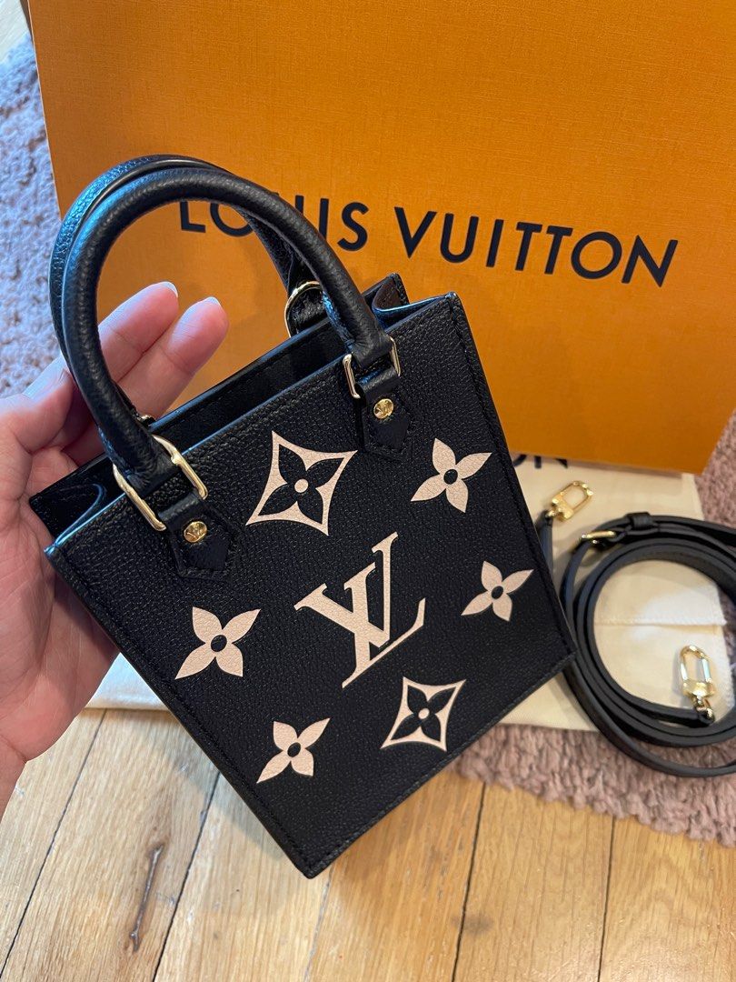 Louis Vuitton M81416 Petit Sac Plat , Black, One Size