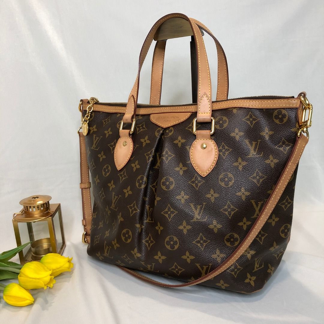 LOUIS VUITTON Monogram Palermo PM Handbag with Shoulder Strap