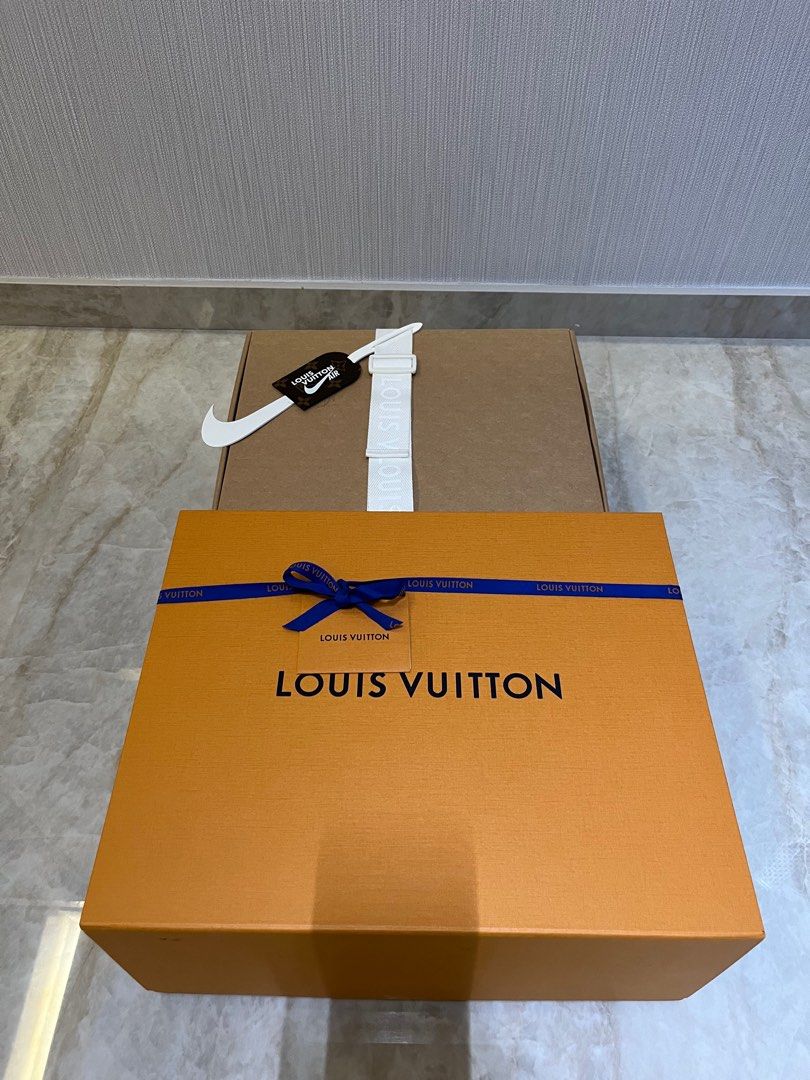 Dripping rouge Louis Vuitton x suprême Nike Air Force Ones
