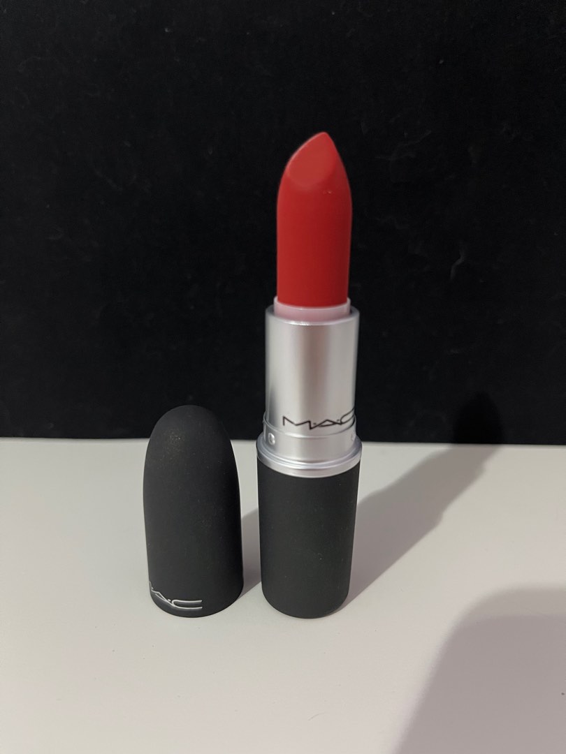 Mac Powder Kiss Lipstick922 Werk Werkwerk Beauty And Personal Care Face Makeup On Carousell