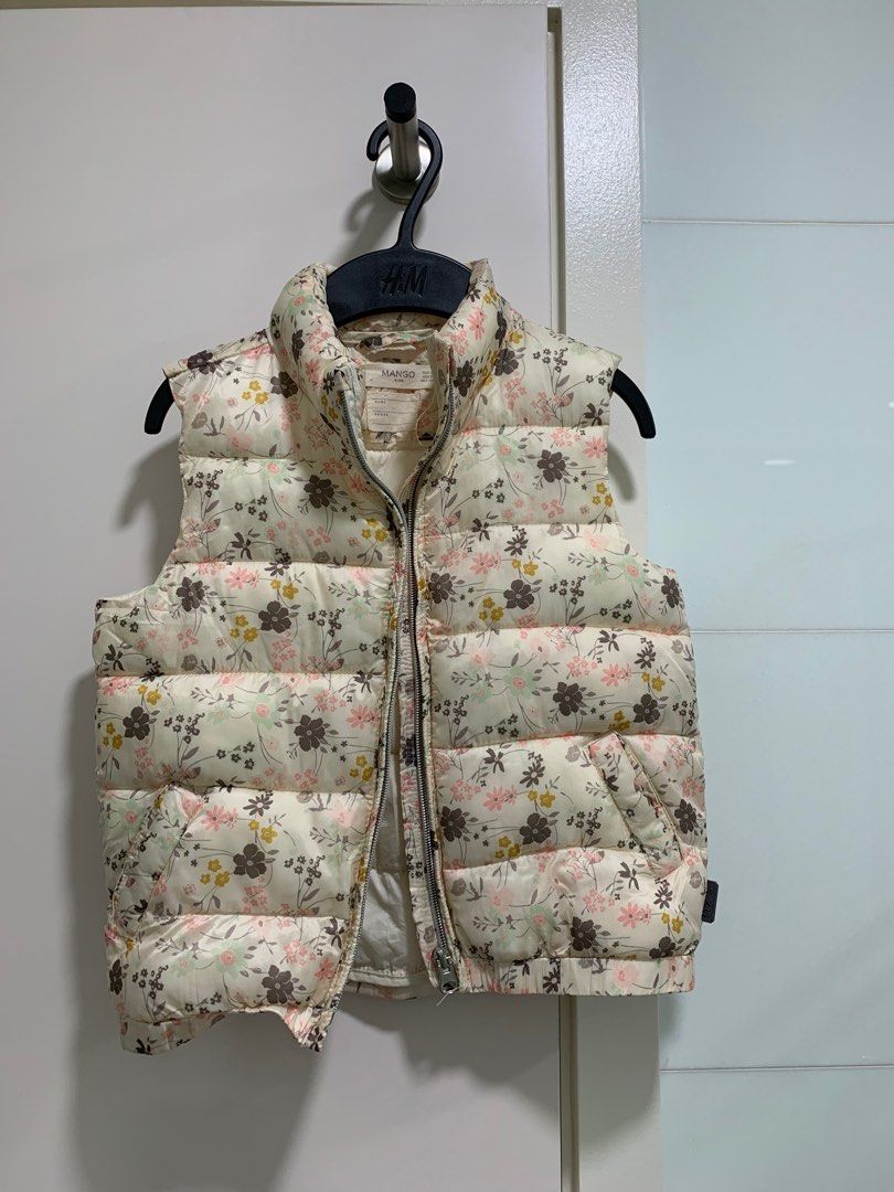 Mango Kids quilted sleeveless jacket for 4 5 yr old Babies Kids
