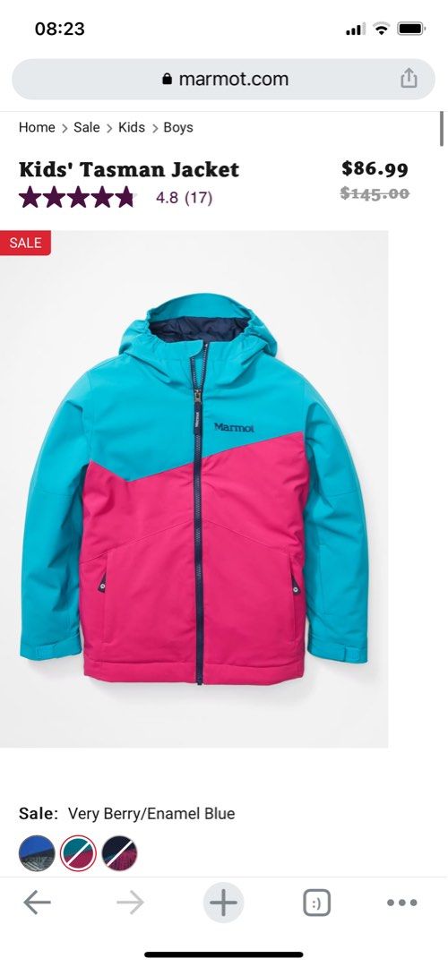 Marmot jacket shop sale