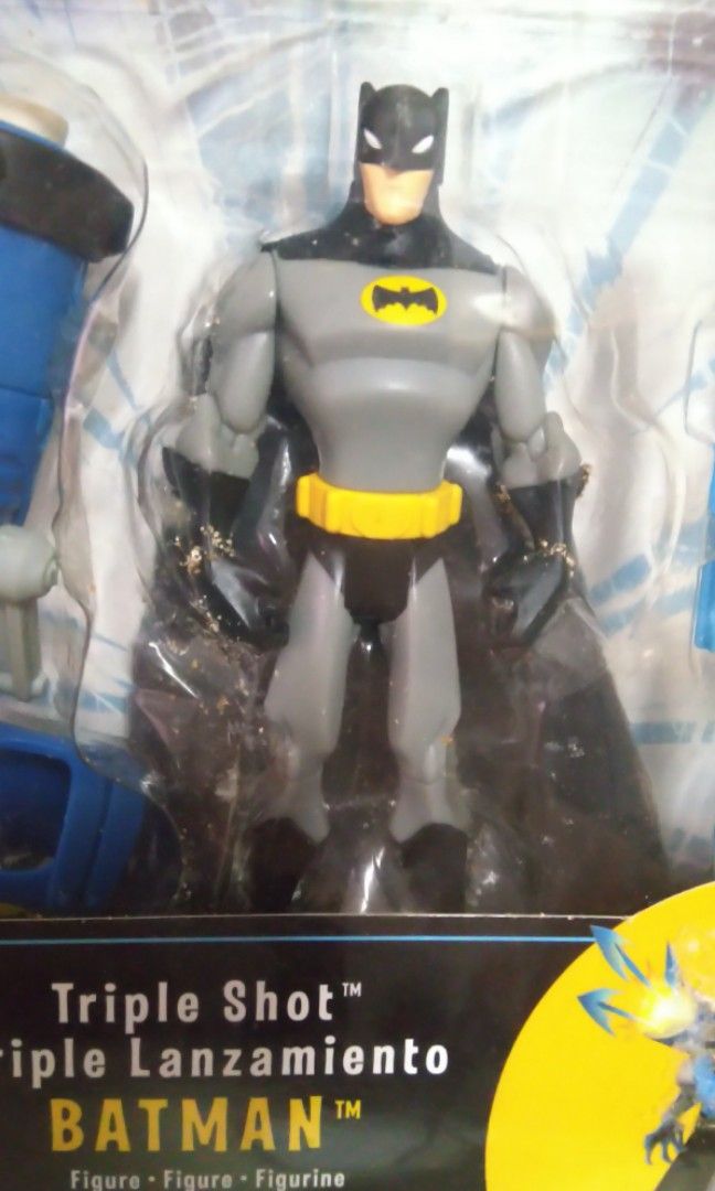 Mattel The Batman animated Triple shot Batman and Zip Action Batman