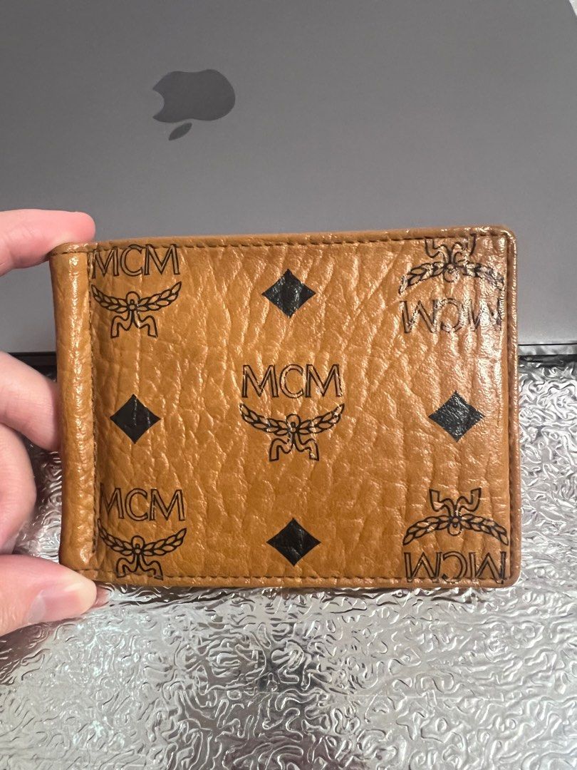 MCM Money Clip Wallet in Visetos (Cognac), Men's Fashion, Watches & Accessories, Wallets & Card Holders on