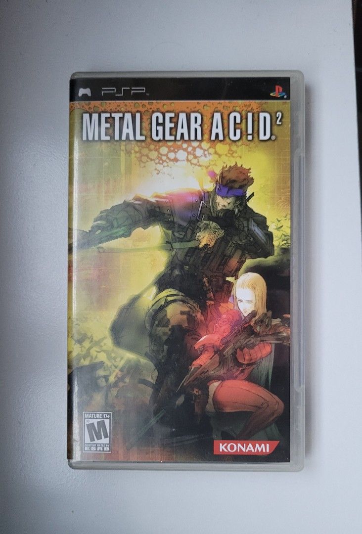 Metal Gear Acid 2 PSP CASE ONLY, Video Gaming, Video Games, PlayStation on Carousell