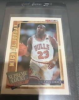 Michael Jordan SUPREME COURT THE FAN #39 S CHOICE NBA HOOPS #SC1 Hobbies
