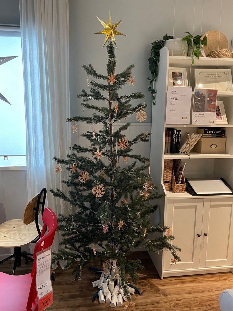 7ft Minimalist Christmas Tree from IKEA, Furniture & Home Living
