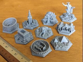 Mosaic Board Game - Wonders minis