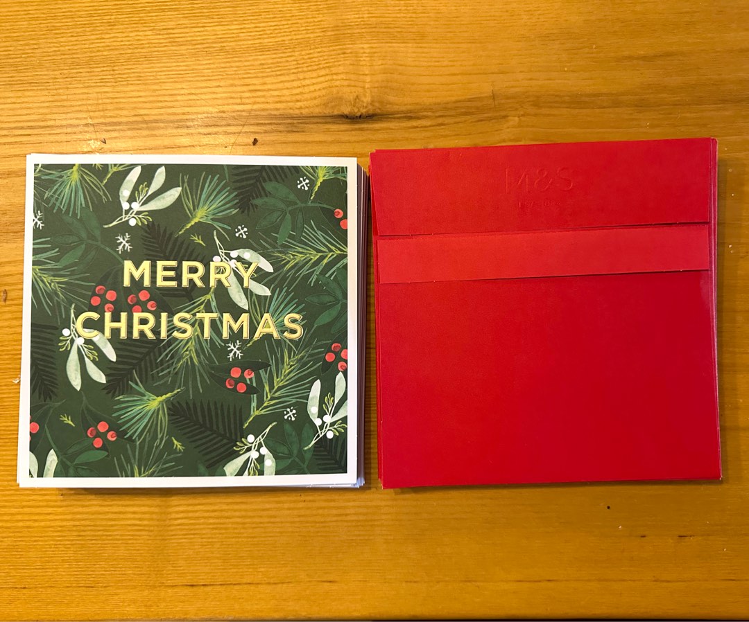M&S Christmas cards, Hobbies & Toys, Stationery & Craft, Occasions