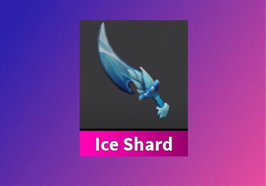 Murder Mystery 2 (MM2) Ice Shard, Hobbies & Toys, Toys & Games on Carousell