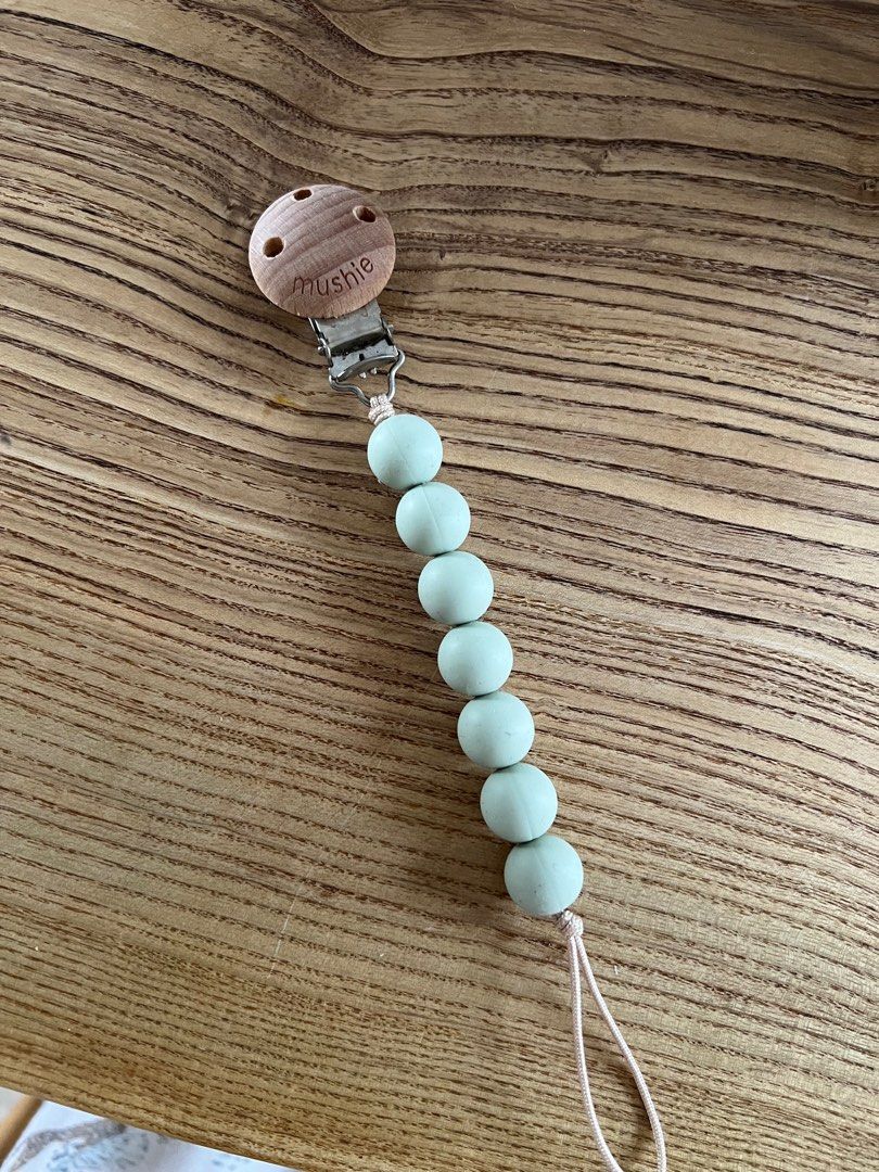Mushie Pacifier Clips - Halo Cloud