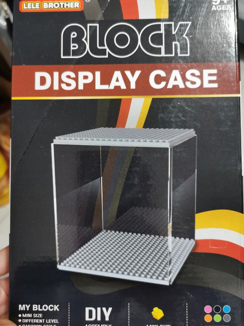 Nanoblock Display Case (Black color), Hobbies & Toys, Toys & Games on