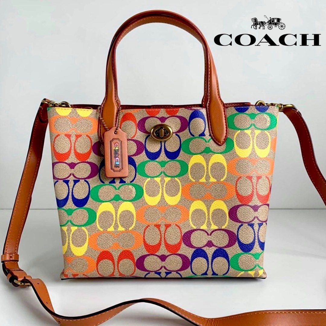 Coach new arrivals multicolor tote