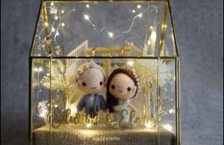 [NEW] Gold Rim Decoration Box - for wedding / jewellery / Ang bao / decoration/ etc