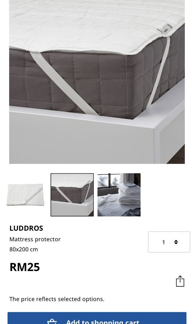 ÄNGSKORN Mattress protector, Full - IKEA