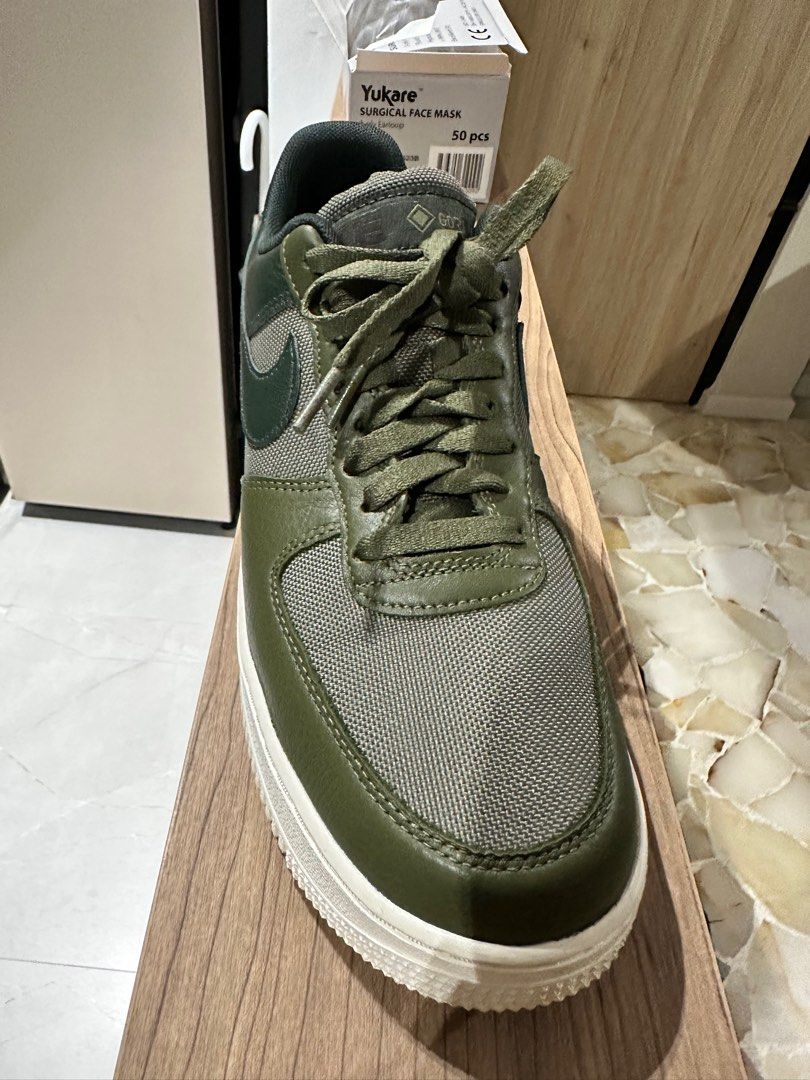 Nike Air Force 1 Gore-Tex Olive, Men's Fashion, Footwear, Sneakers