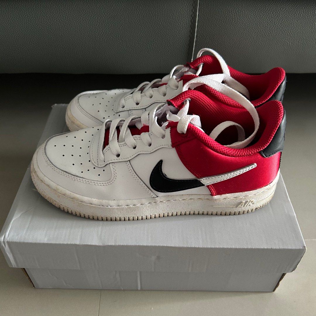 Nike air force 1 best sale lv8 red white blue