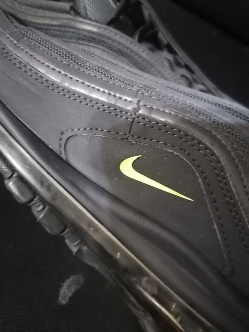 NIKE AIR MAX 97 JUST DO IT PACK BLACK 10UK ORIGINAL LIKE NEW